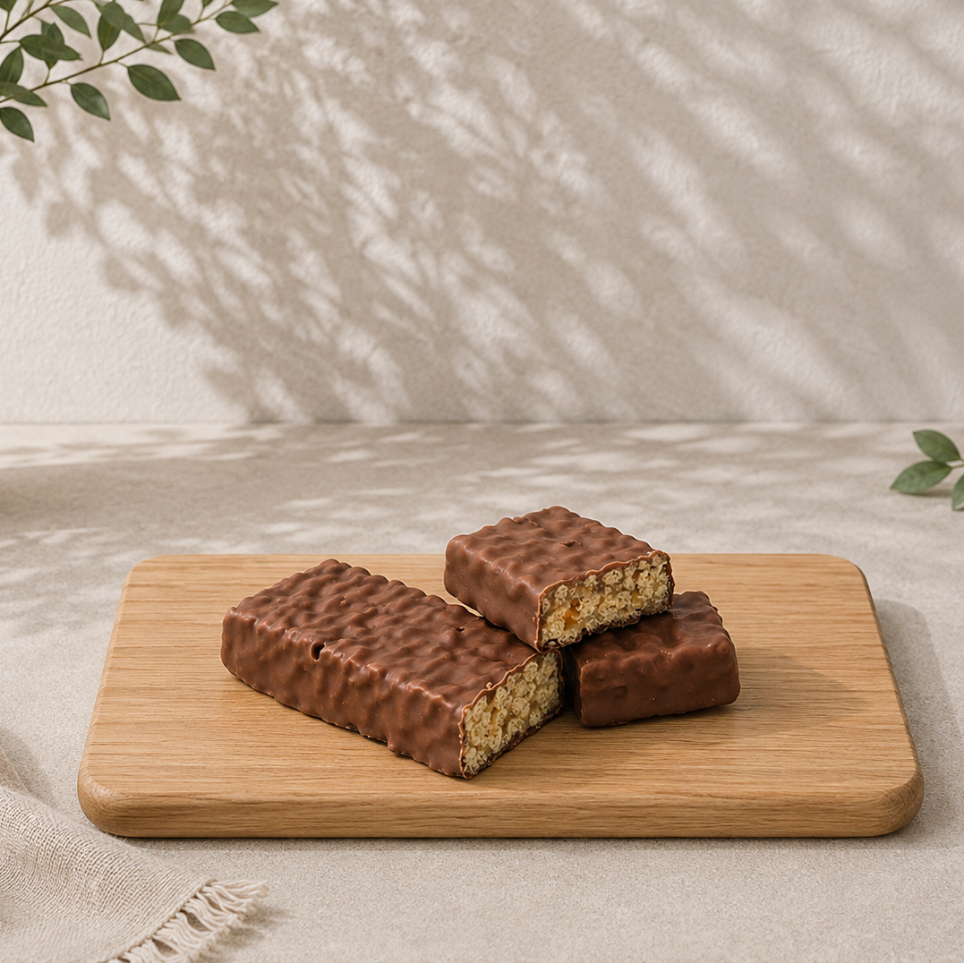 Krokante chocoladereep