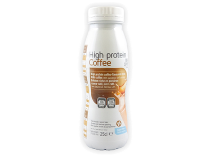 High protein flesje koffie